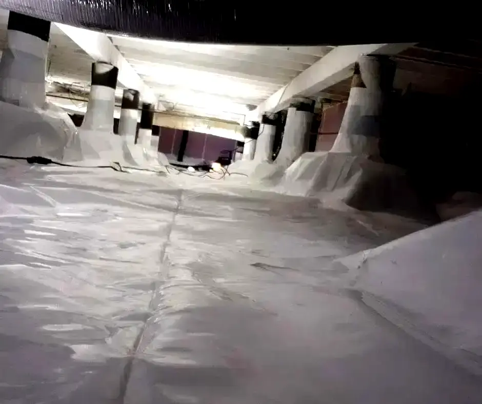 Crawl Space Encapsulation with Water Tanks in Bethlehem, PA