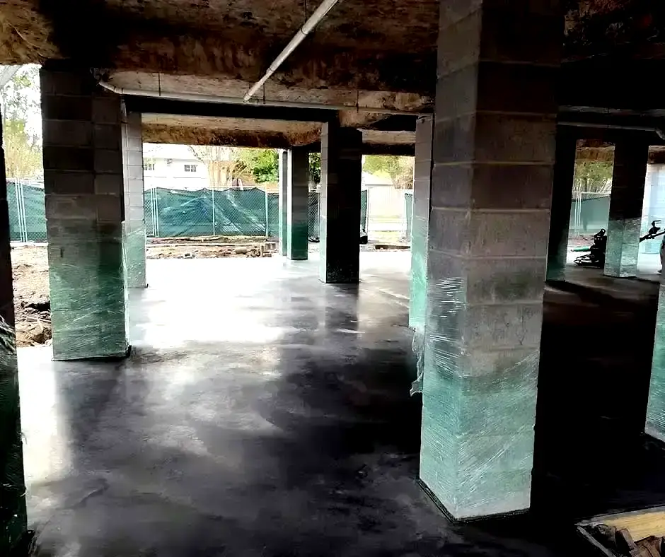Interior view Foundation Repair Bethlehem, PA