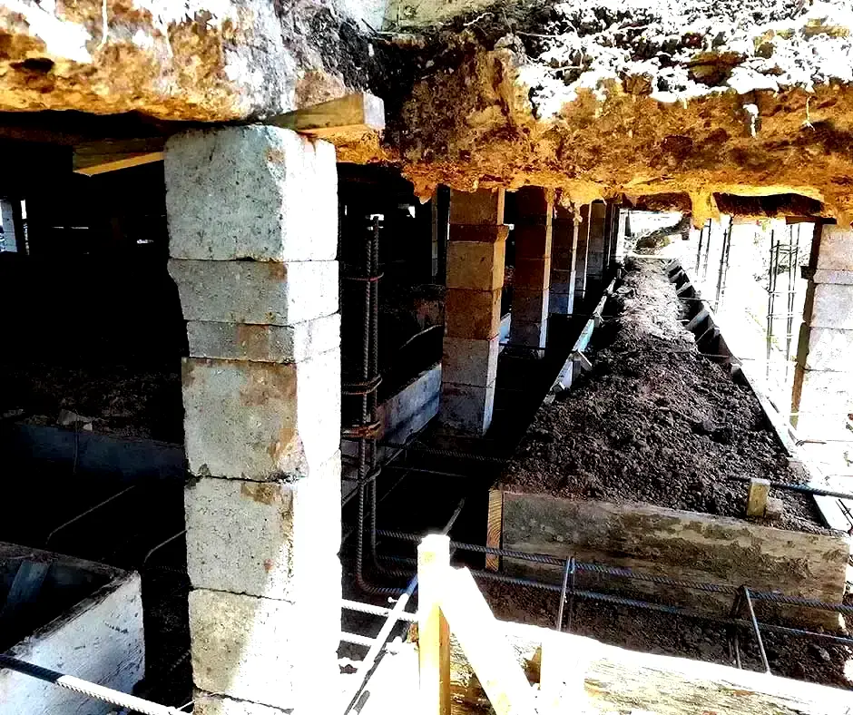Interior view of Foundation Repair Bethlehem, PA