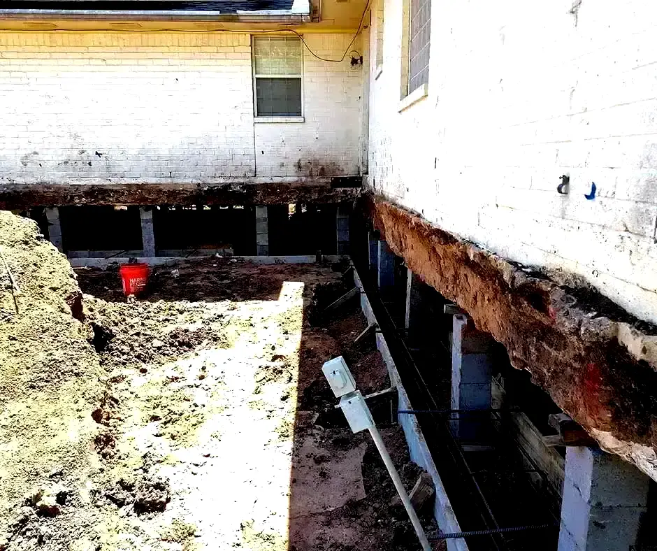 Side view of a house Foundation Repair Bethlehem, PA